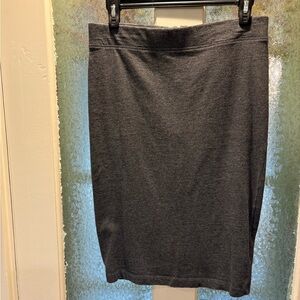 Gap M Charcoal Gray Women's Skirt With Back Zipper 100% Cotton